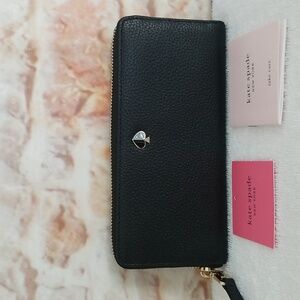 New kate spade Polly Continental Slim Wallet